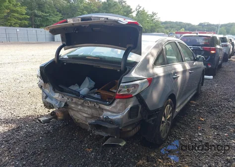 2016 Hyundai Sonata Sport из США, поврежденный, VIN 5NPE34AF7GH297742